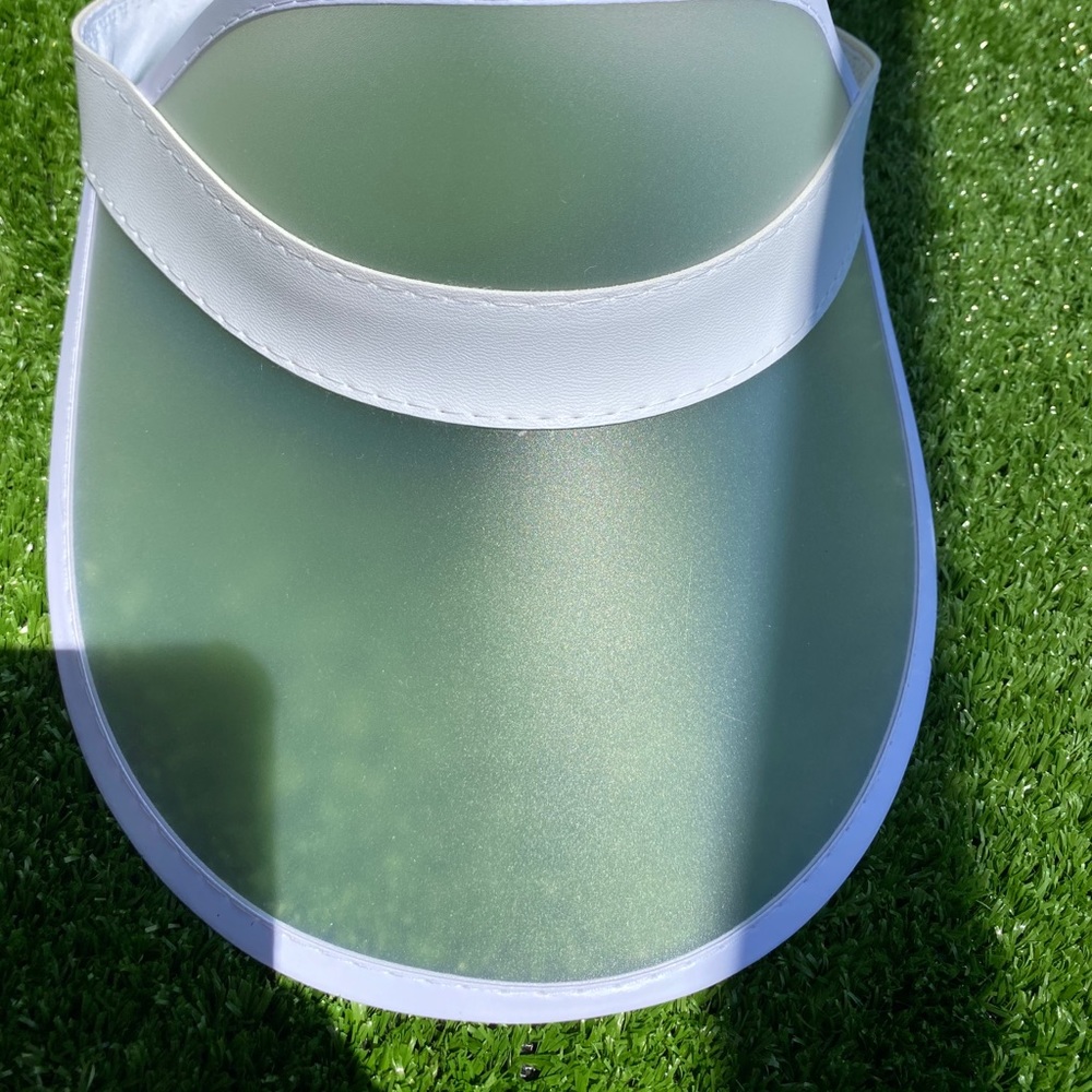 Clear Visor, Plain Men’s Fashion PVC Visor Sun Hat